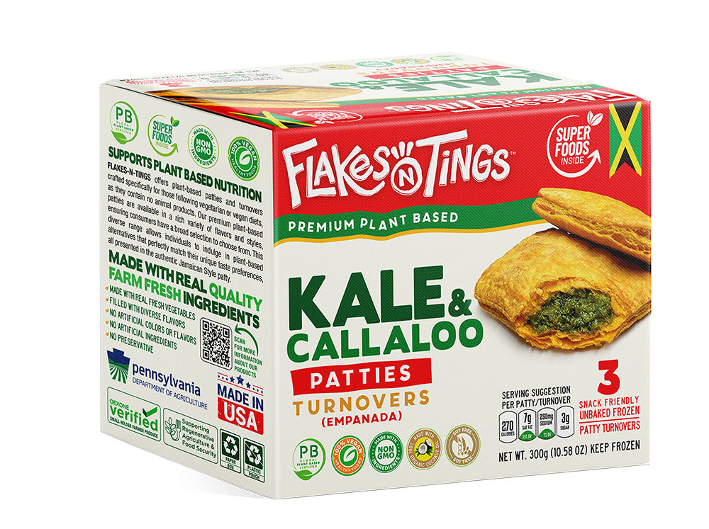 Jamaican Kale & Callaloo Patties