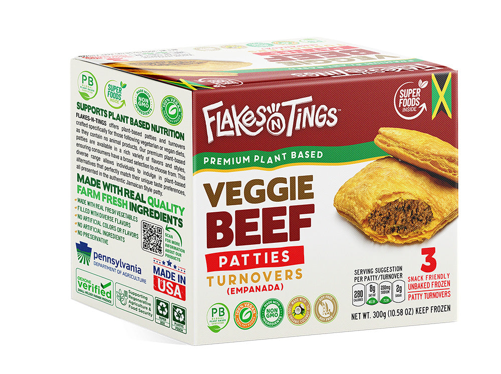 Jamaican Veggie Beef Patties